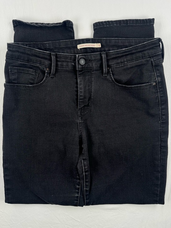 Levi's Denim - Levi's Classic Mid Rise Skinny Black Jeans